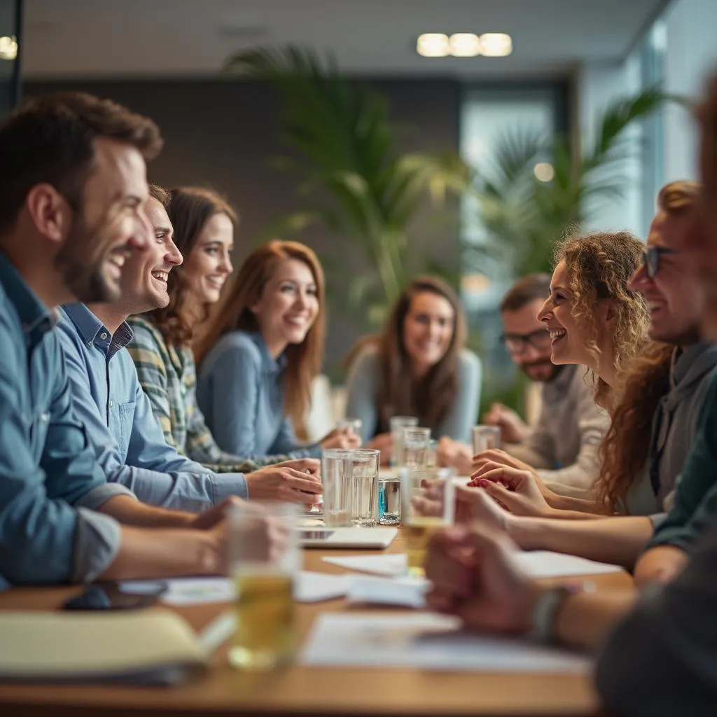 Notre équipe lors d'un séminaire interne